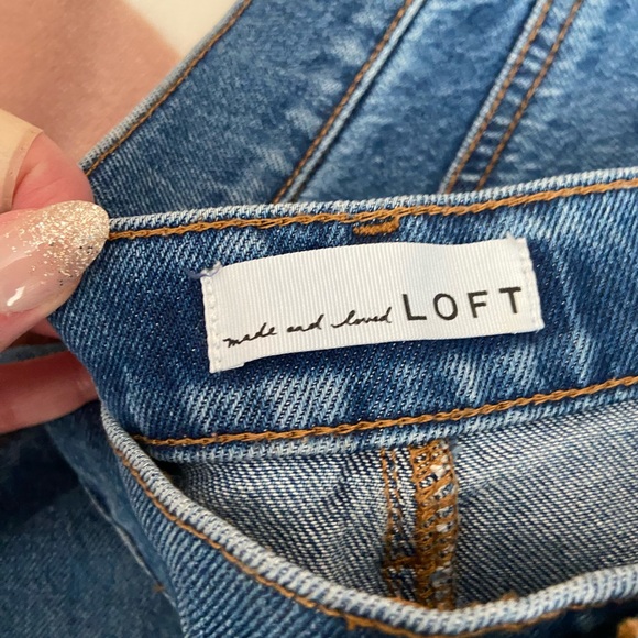 LOFT WIDE LEG JEANS SIZE 31/12 - Picture 2 of 7